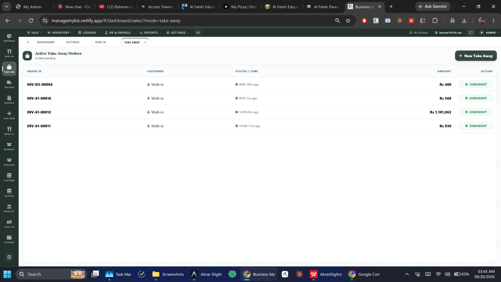 Restaurant Management Software with Table, POS & Delivery Control screenshot 4